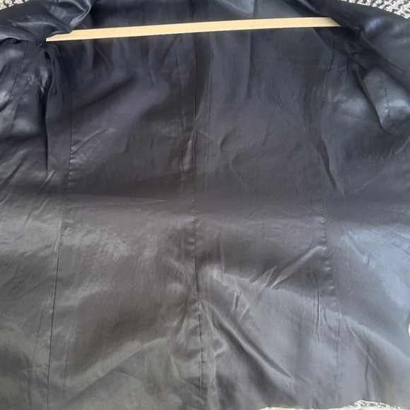 Women House of Harlow 1960 Double Breasted Navy Tweed Blazer Jacket Lined Small - Picture 5 of 7